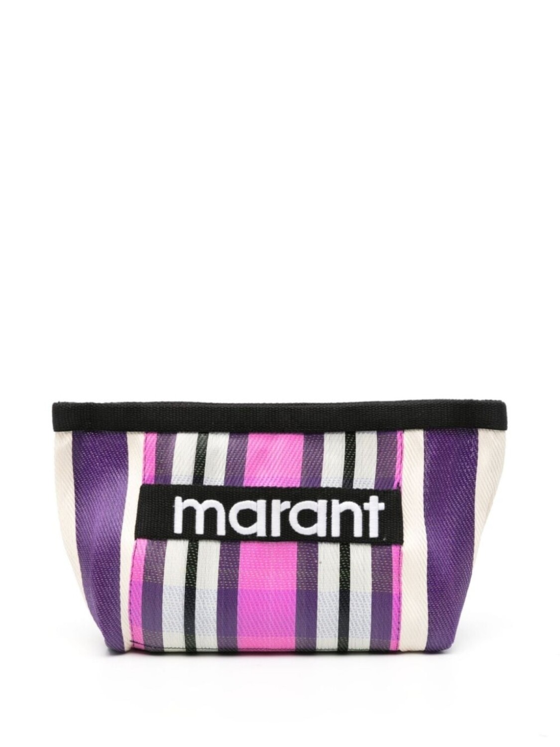 

ISABEL MARANT клатч Powden с вышитым логотипом, фиолетовый