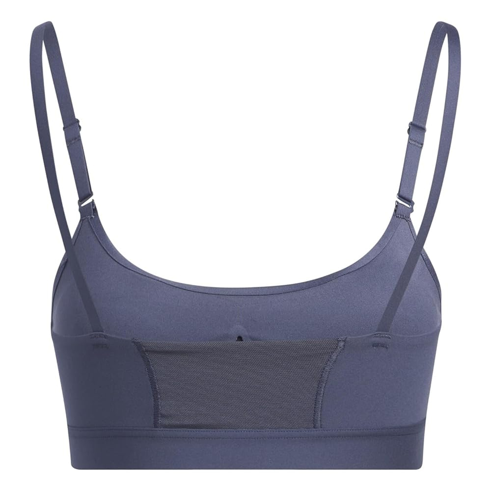 Спортивный бюстгальтер Adidas reggiseno sportivo Aeroimpact Luxe, темно-синий — фото 2