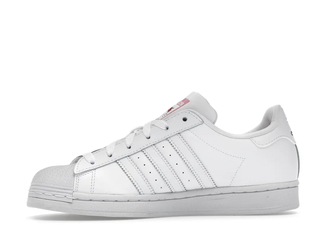 Детские кроссовки с принтом Adidas Superstar Adidas, Cloud White/Cloud White/Core Black — фото 3