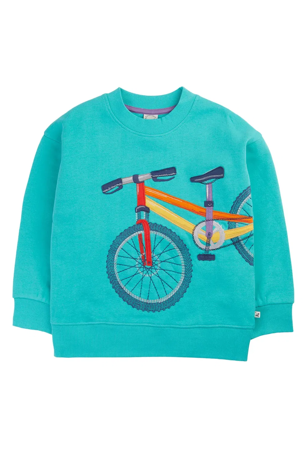 Свитшот с отстрочкой Frugi, Aqua