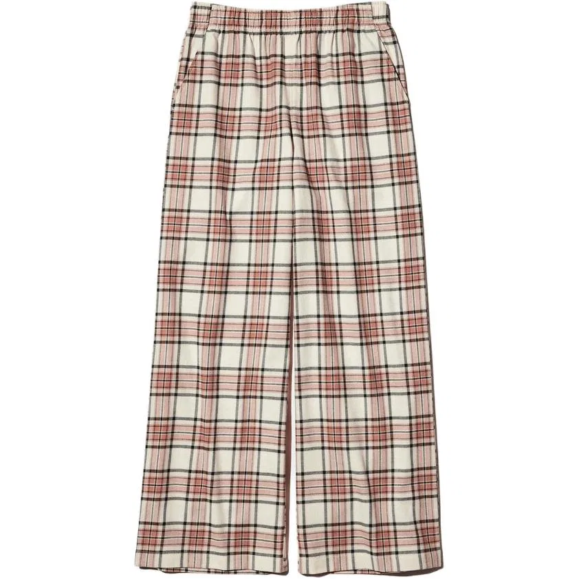 Женские повседневные брюки прямого кроя Peach Pink UNIQLO, Peach Pink
