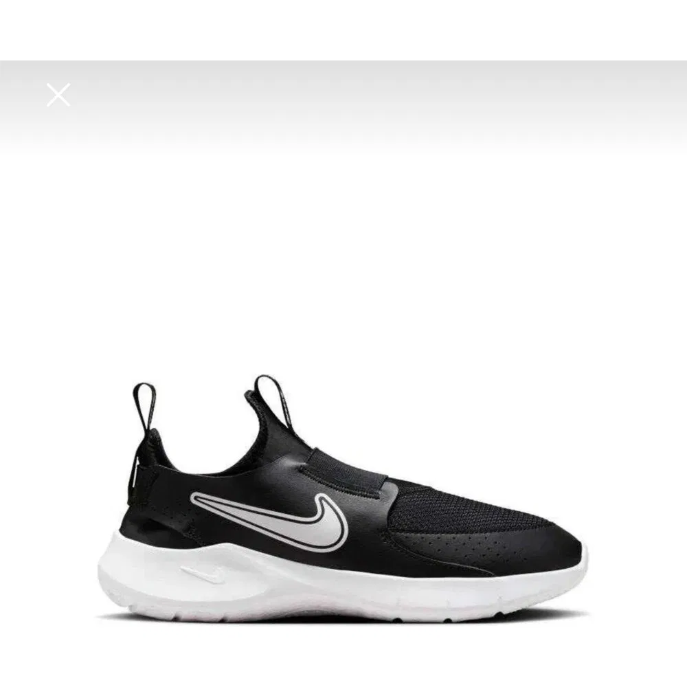 Детские кроссовки для бега и ходьбы без шнуровки Nike Flex Runner 3, Black