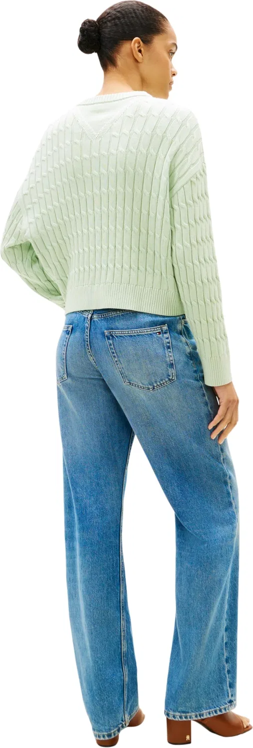 Женский пуловер с v-образным вырезом Tommy Hilfiger, Green (Gentle Jade) — фото 3