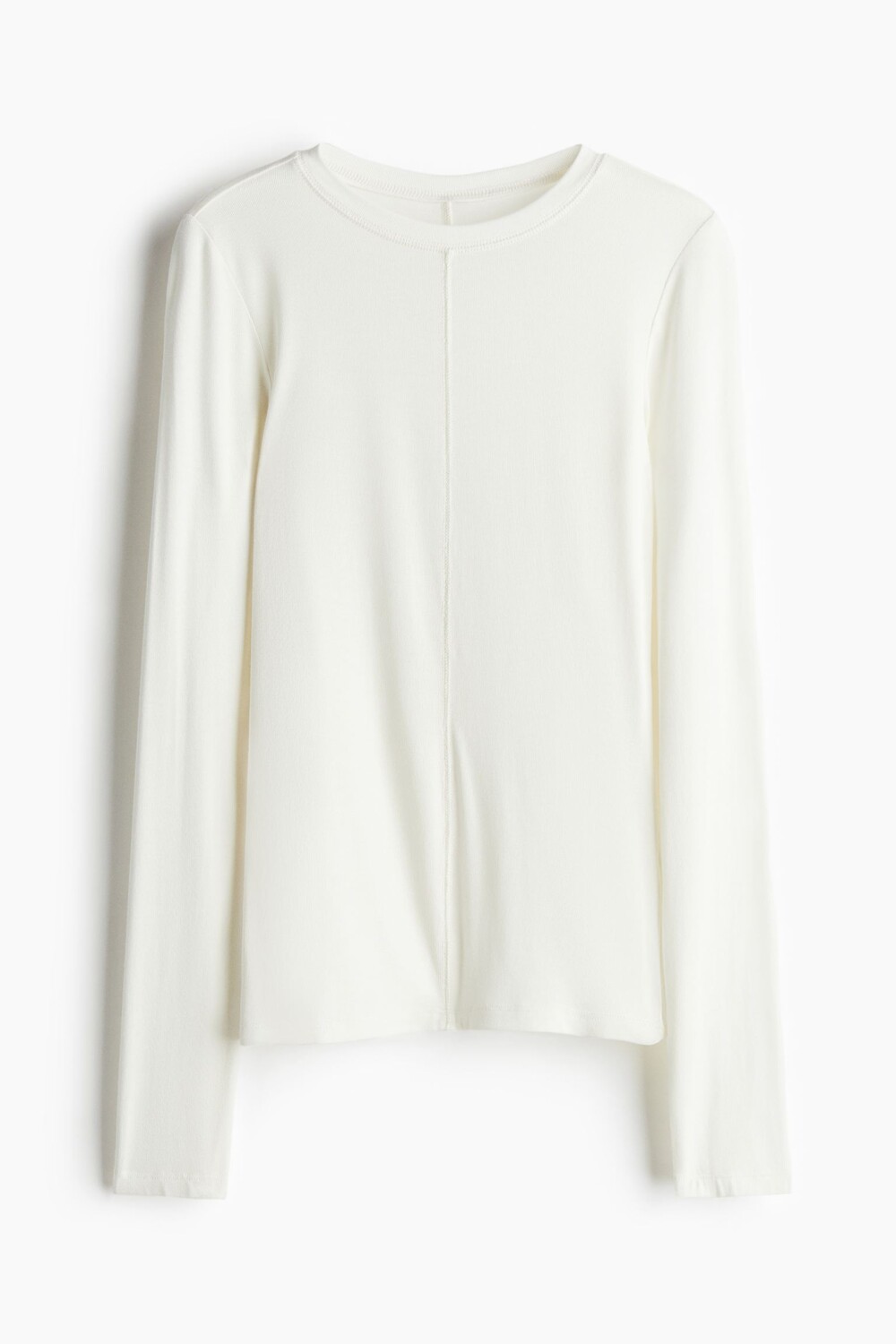 

Топ H&M Long-sleeved Jersey, кремовый