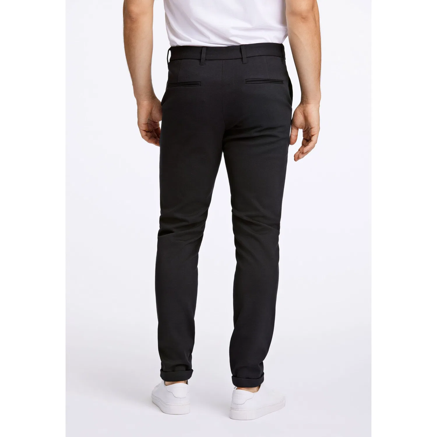 Детские брюки из ткани Slim Fit Lindbergh, Black — фото 2