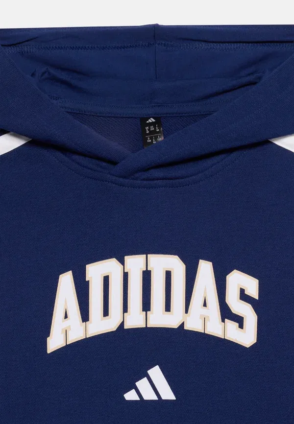Худи для студентов младших курсов, унисекс - худи Adidas Performance, темно-синий — фото 4
