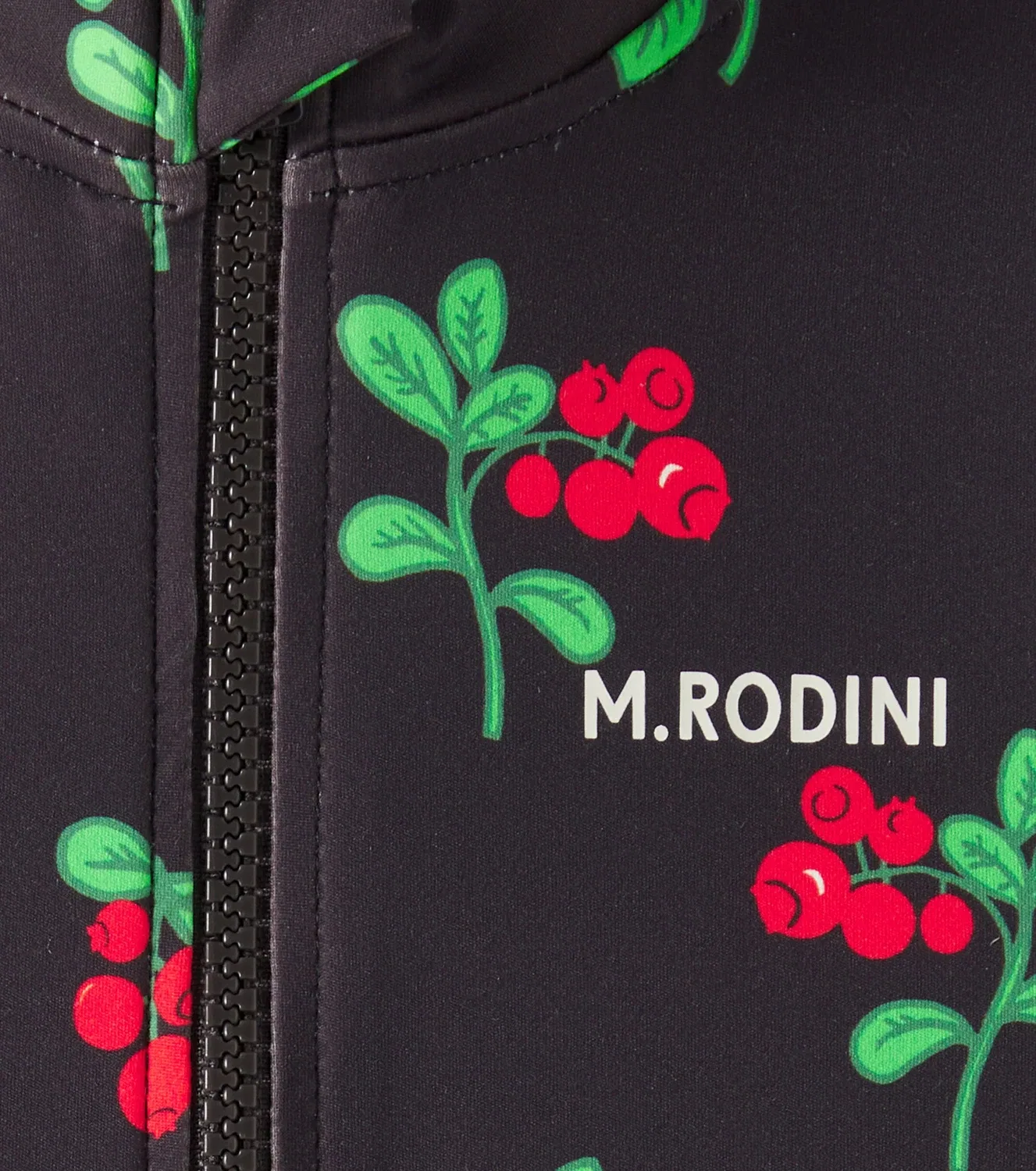 Раздельный купальник с принтом Mini Rodini, черный — фото 2