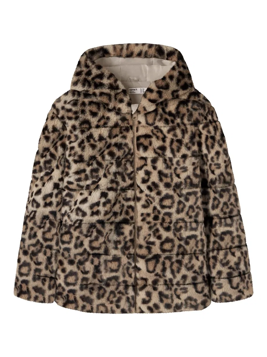 Куртка NAME IT Between-Season Jacket 'NKFMILA' коричневого цвета