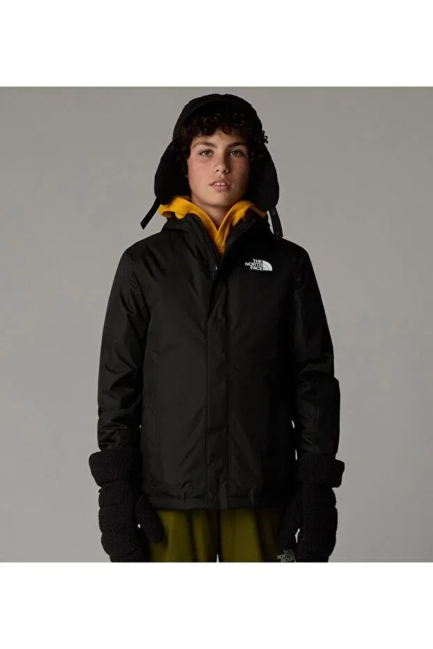 Детское зимнее пальто-пуховик с капюшоном Snowquest The North Face, Black