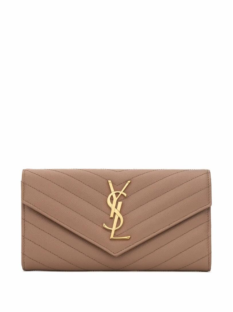

Кожаное портмоне с логотипом Saint Laurent