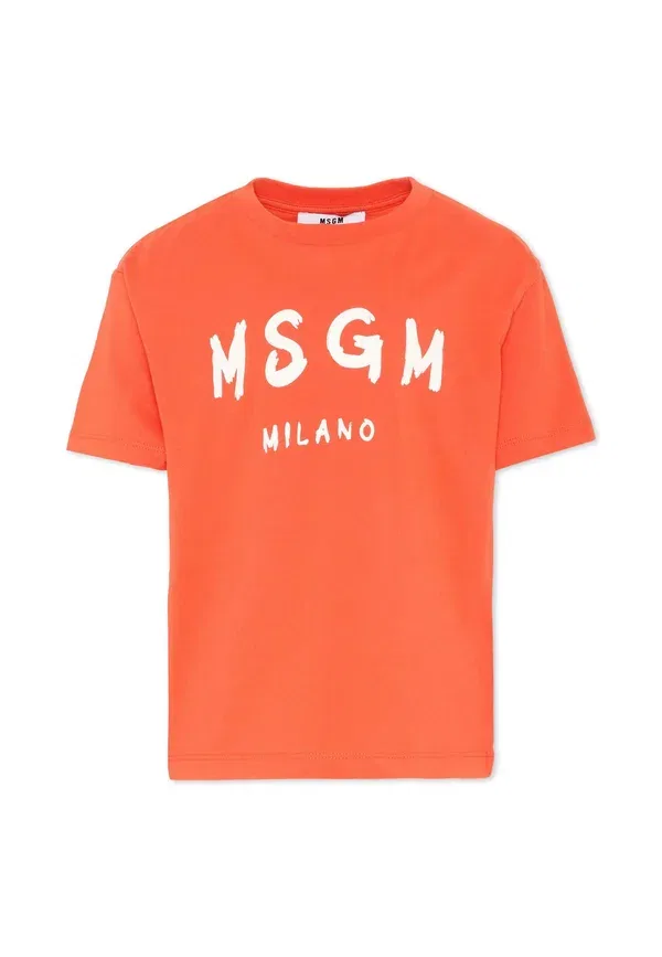 Футболка с принтом Unisex Msgm, Red, красный