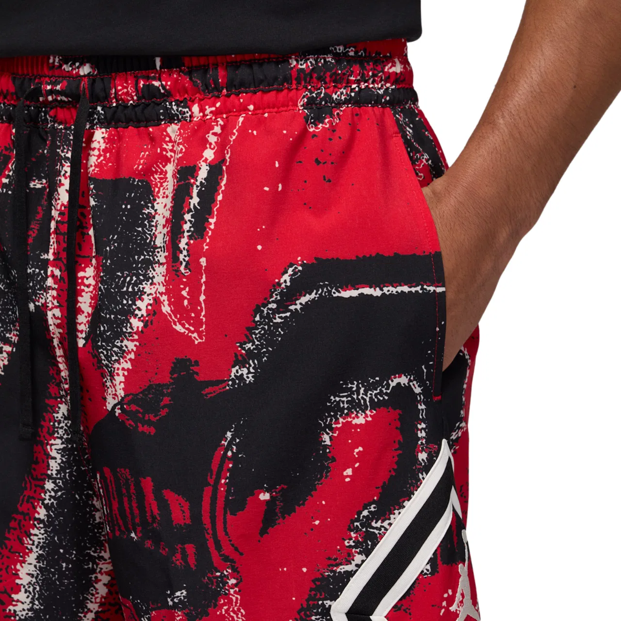 Шорты мужские Diamond Jordan, цвет Black/University Red — фото 3