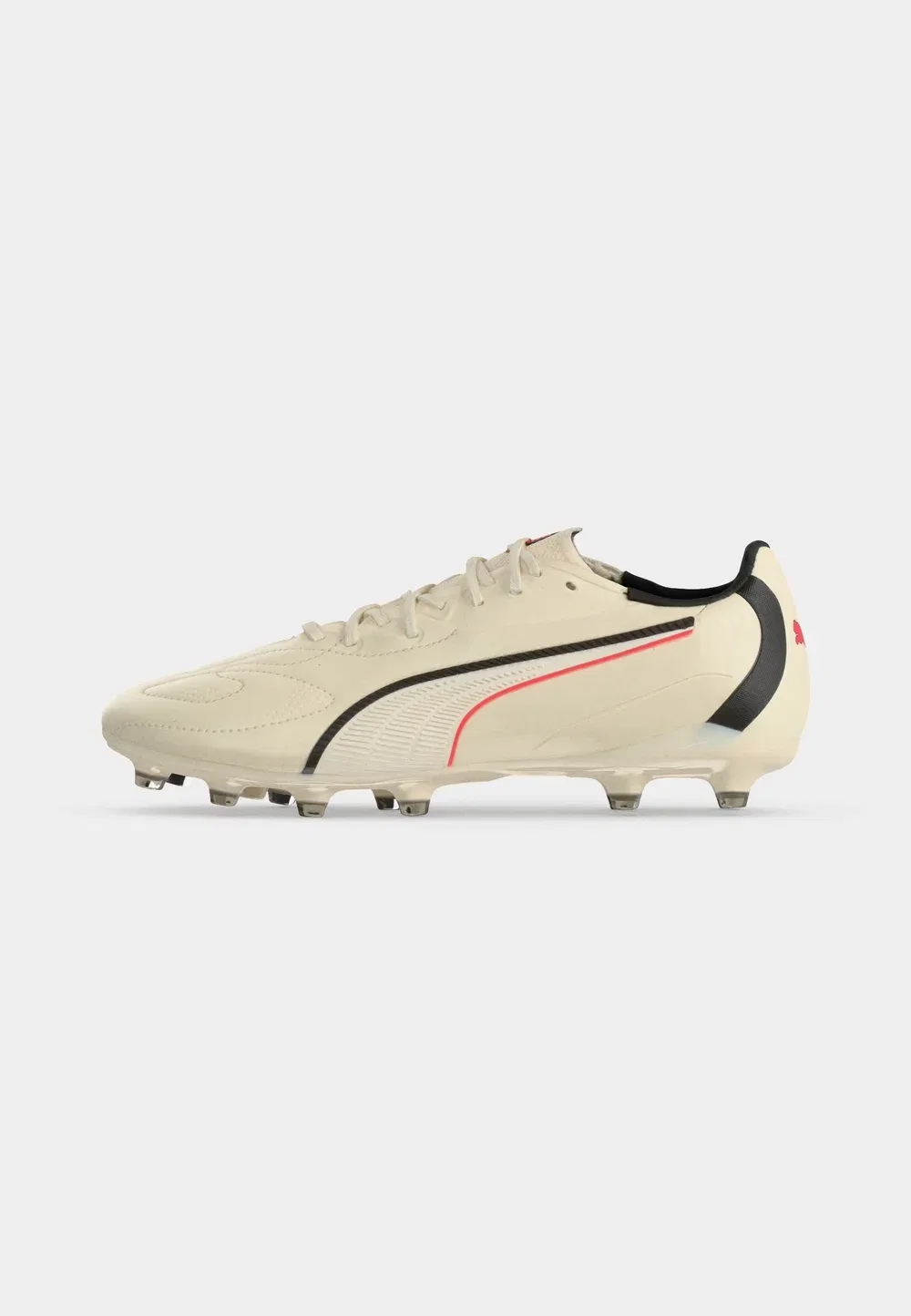 Футбольные бутсы King 20 match fg/ag jr unisex для искусственных газонов Puma, Sugared Almond/Black/Ultra Red — фото 2
