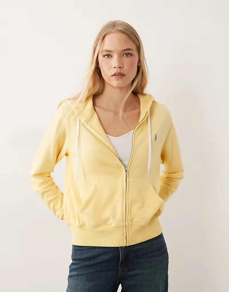 Толстовка Polo Ralph Lauren на молнии желтого