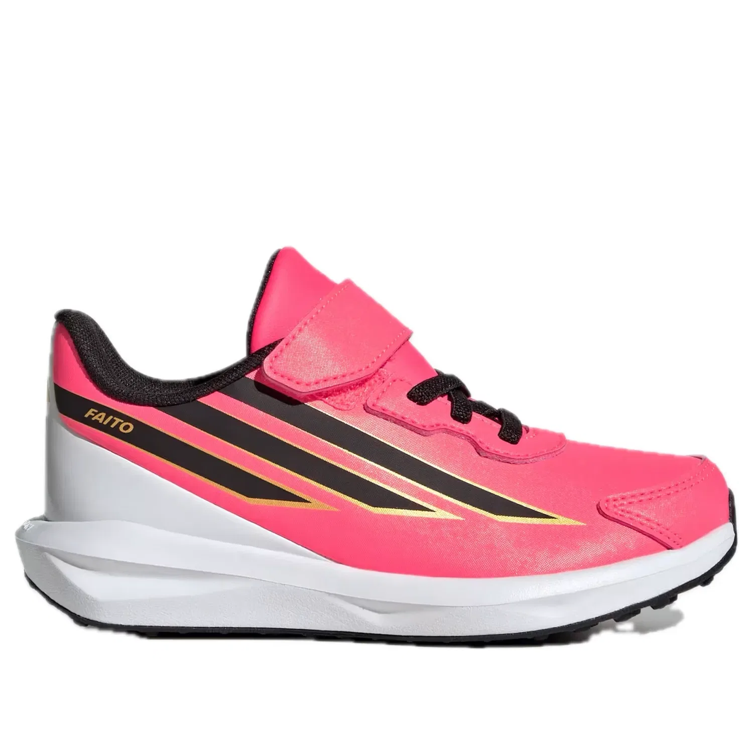 Детские кроссовки для бега с шнуровкой Faito Adidas, красный — фото 2