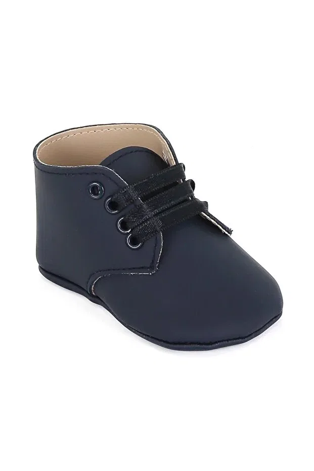 Детские туфли для мальчиков с коротким каблуком Sirri, Navy Blue — фото 2