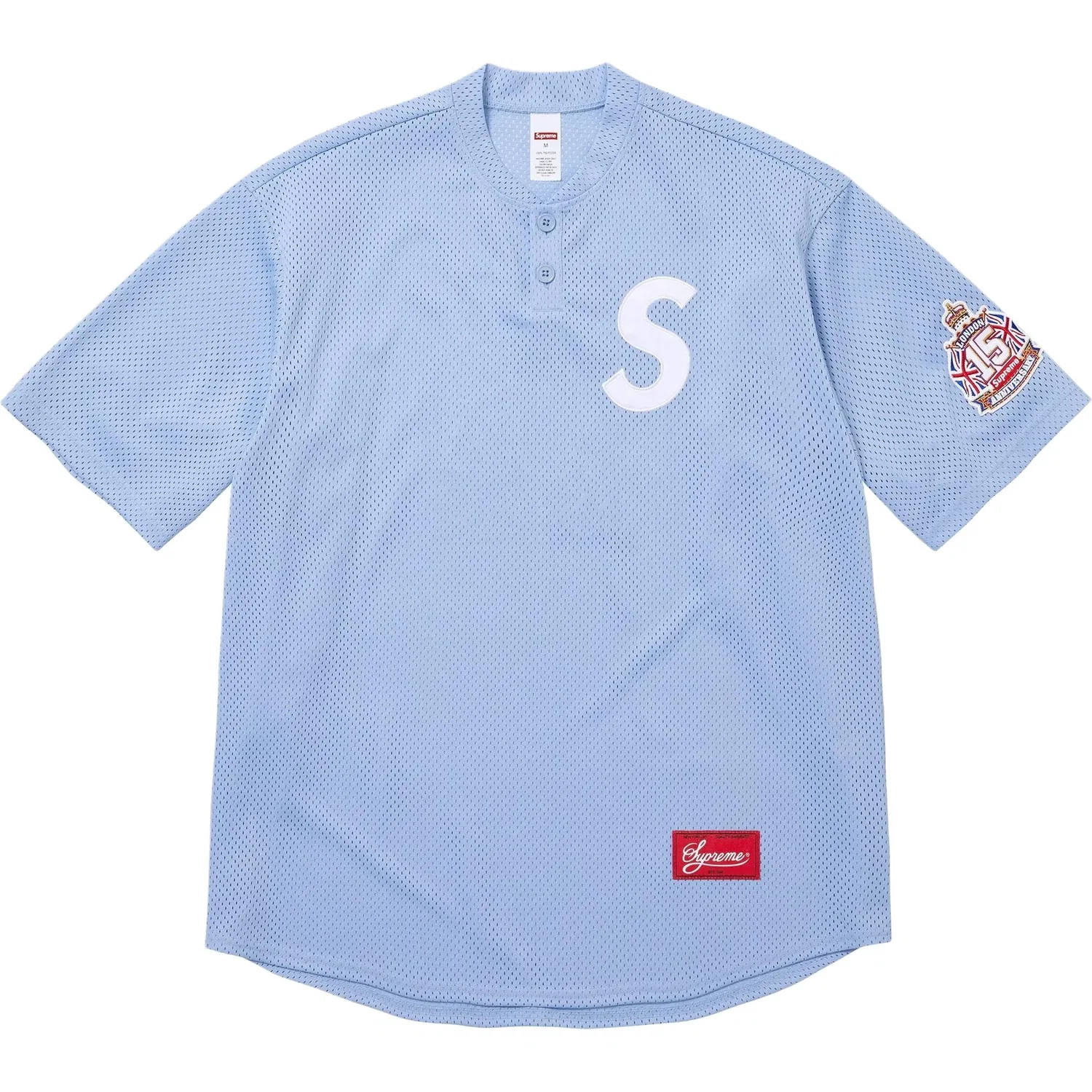 Футболка с воротником Henry Supreme, Light Blue