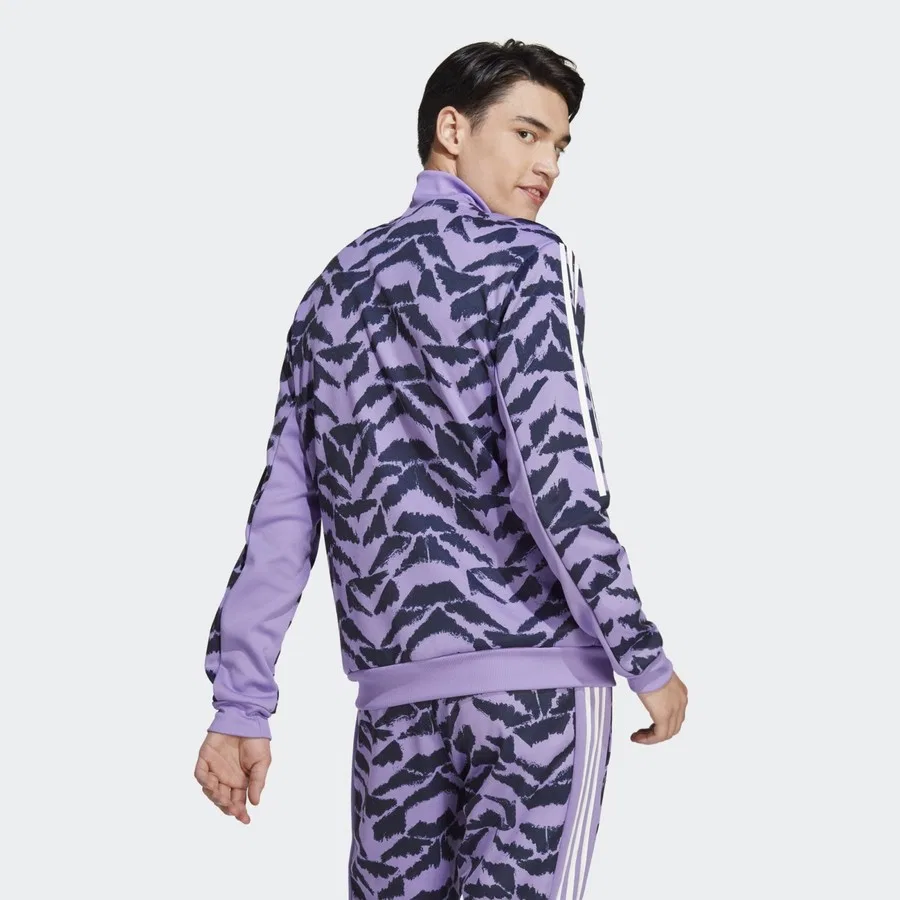 Куртка спортивная мужская с боковыми карманами Sportswear Tiro Suit-Up Track Top adidas, Фиолетовый — фото 2