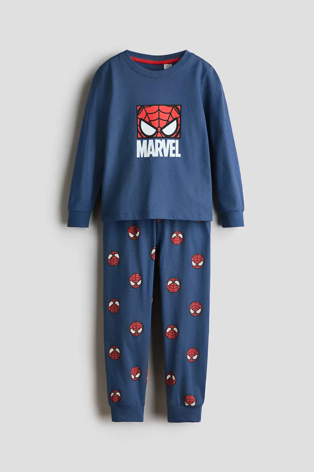 Пижама из набивного хлопка H&M, Dunkelblau/Marvel Comics