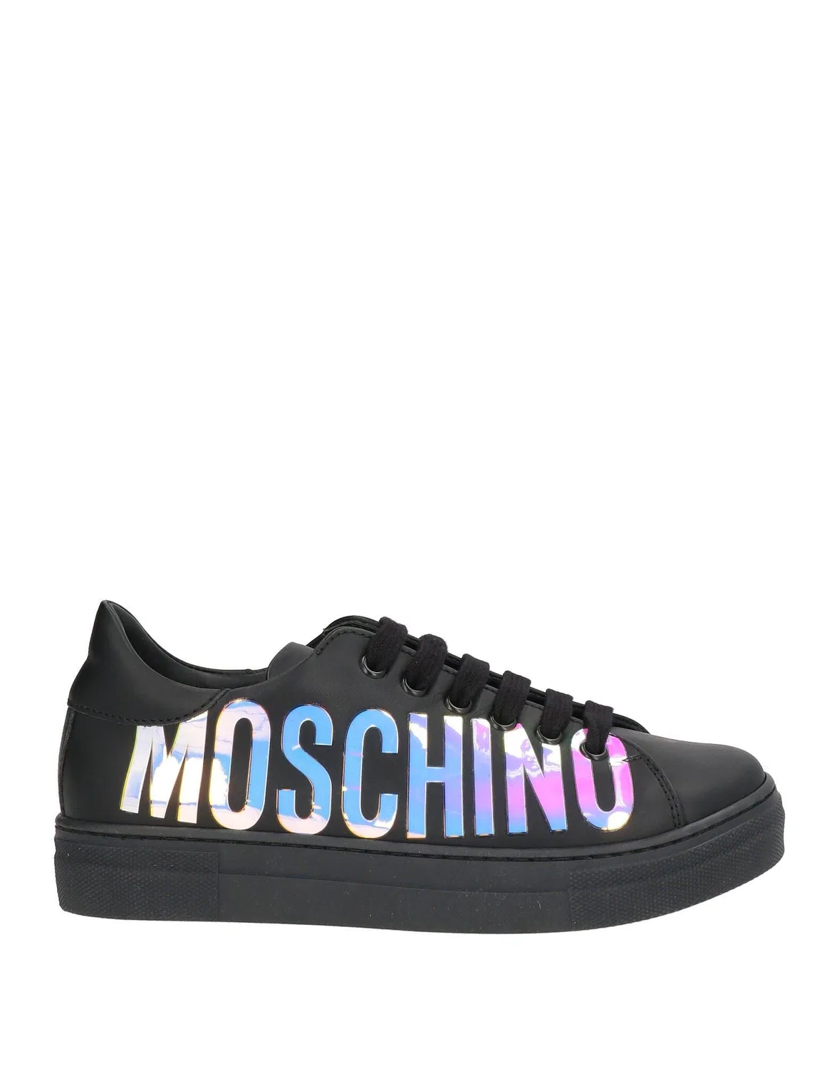Кроссовки с аппликацией Moschino Teen, черный