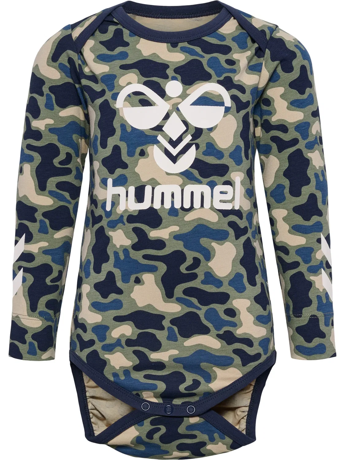 Боди-комбинезон на кнопках Hmlsteen Hummel, зеленый — фото 3