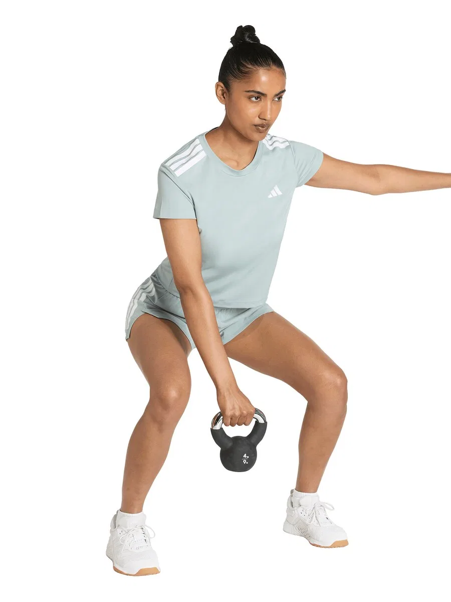 Спортивная футболка ADIDAS PERFORMANCE Performance Shirt 'HYG' мятного цвета — фото 4
