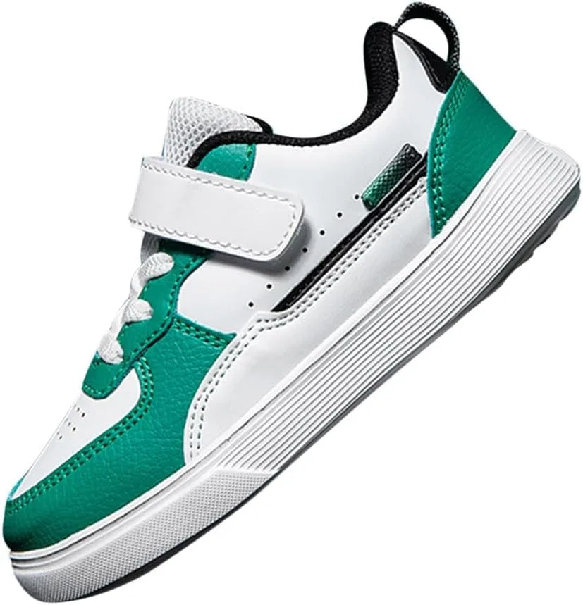 Детские кроссовки на липучке с регулируемым ремешком Classic Low Top, Blue Green