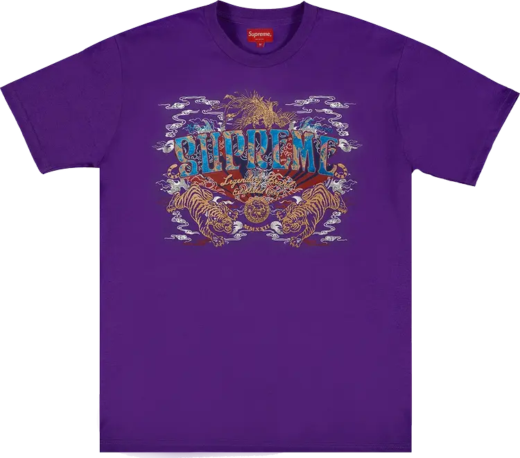 Футболка Supreme Legendary Short-Sleeve Top 'Purple', фиолетовый — фото 2