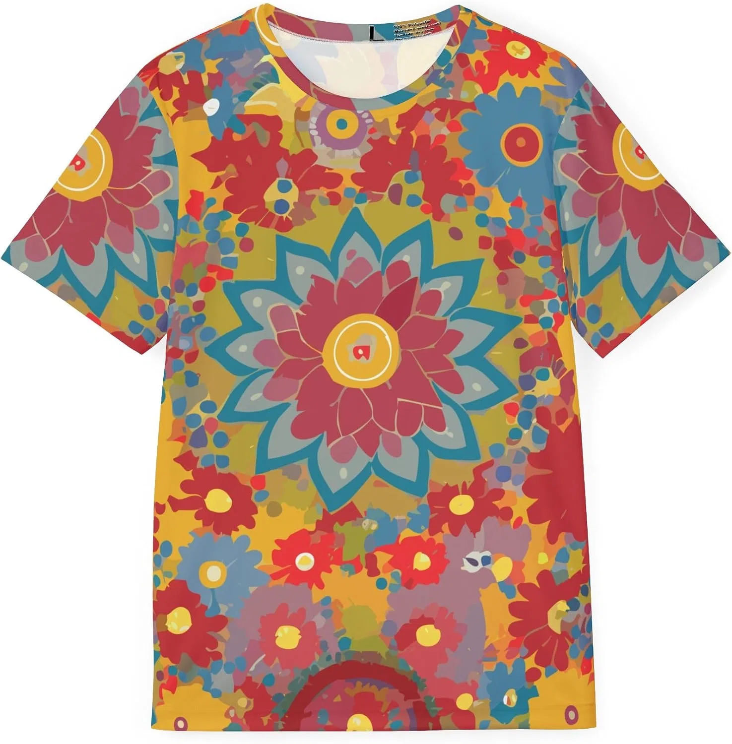 Футболка с принтом India Art Design, Multicolor