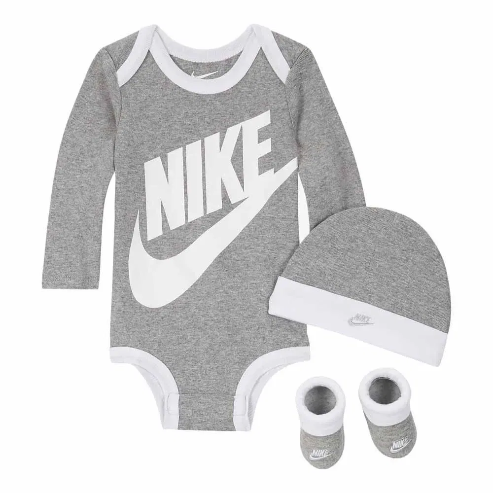 Комплект носков Nike Futura Logo, 3 пары, Nike, серый