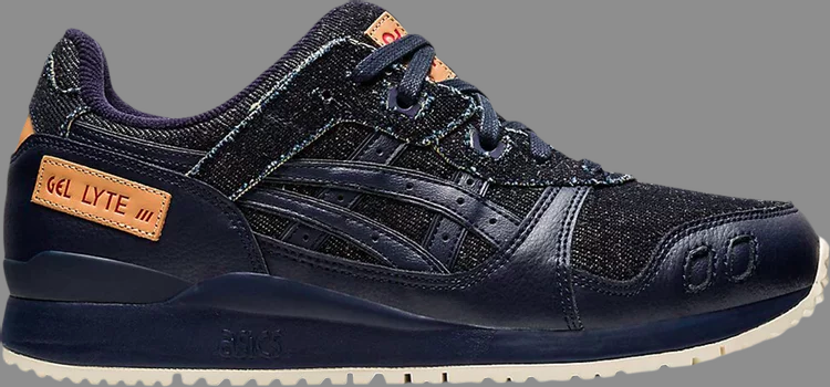 Кроссовки gel lyte 3 'denim pack - midnight' Asics, синий - фото