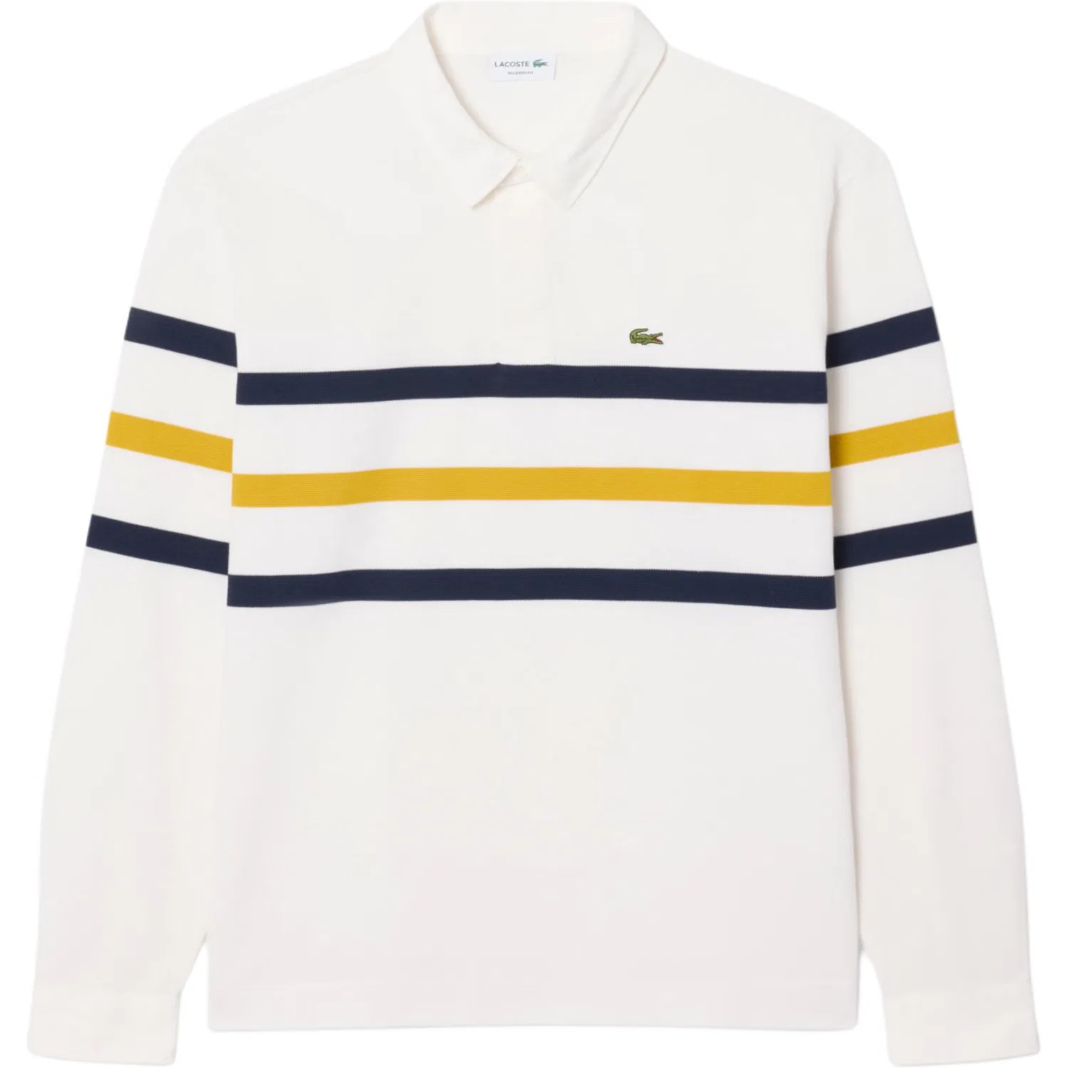 Мужское поло с воротником-поло Moderate LACOSTE, 70V/White