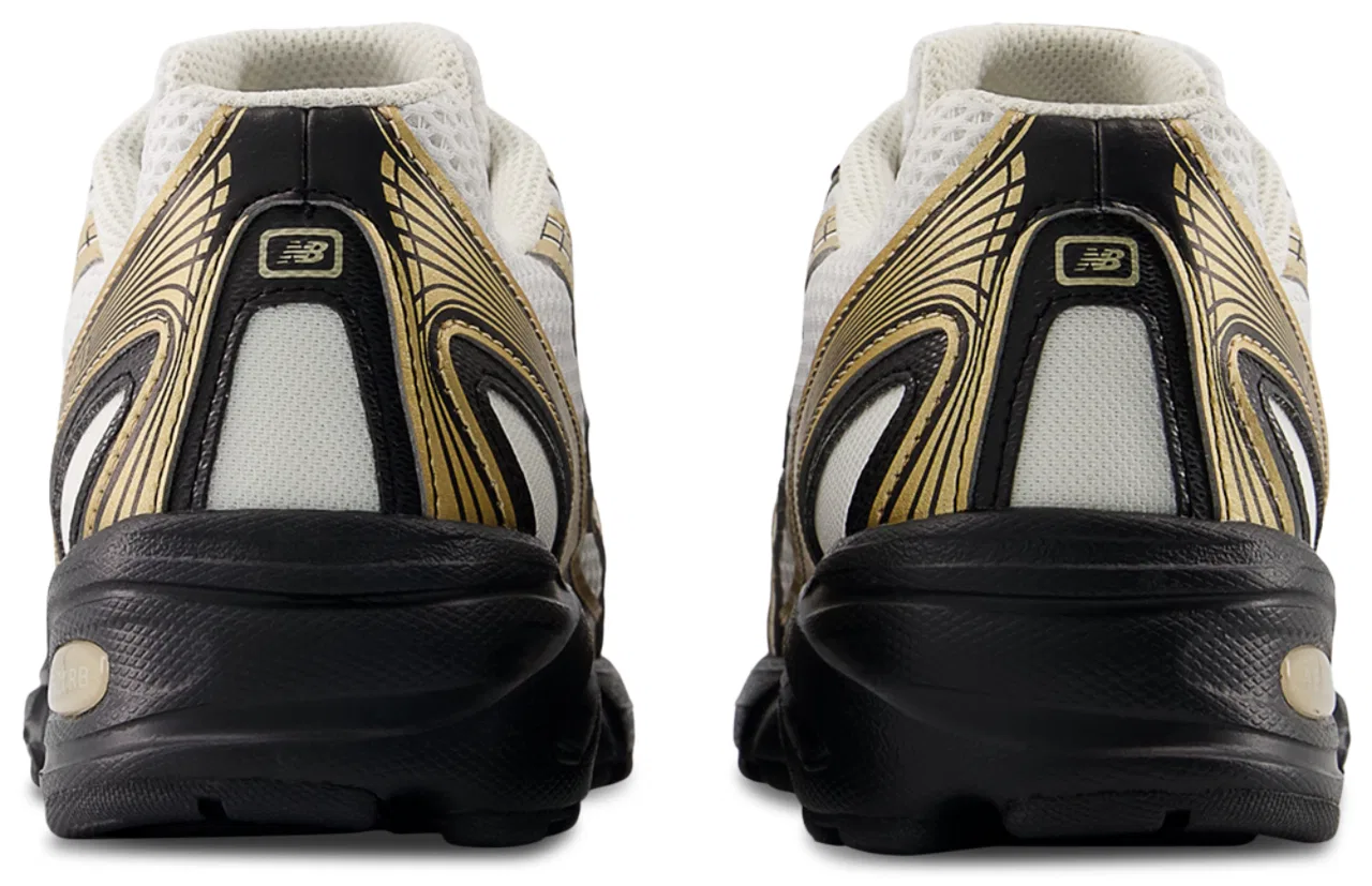 Кроссовки для мальчиков 740 New Balance, цвет White/Gold/Black — фото 3