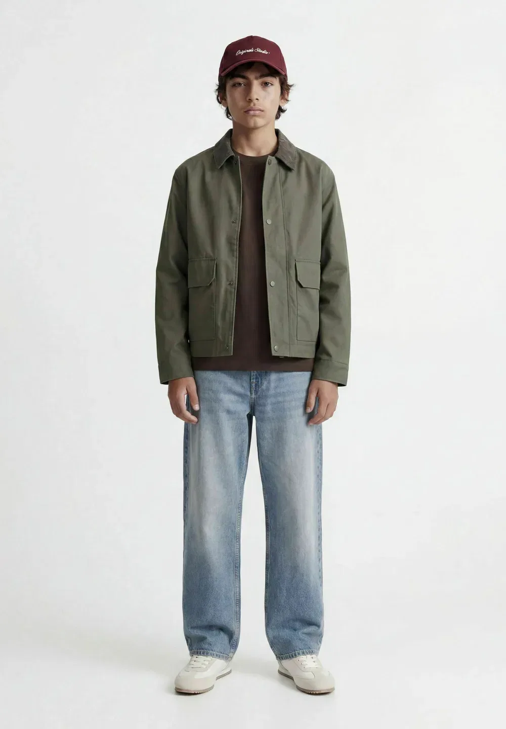 Jornorrebro typo tee ss crew neck sn jnr - print t-shirt Jack & Jones Junior, Java