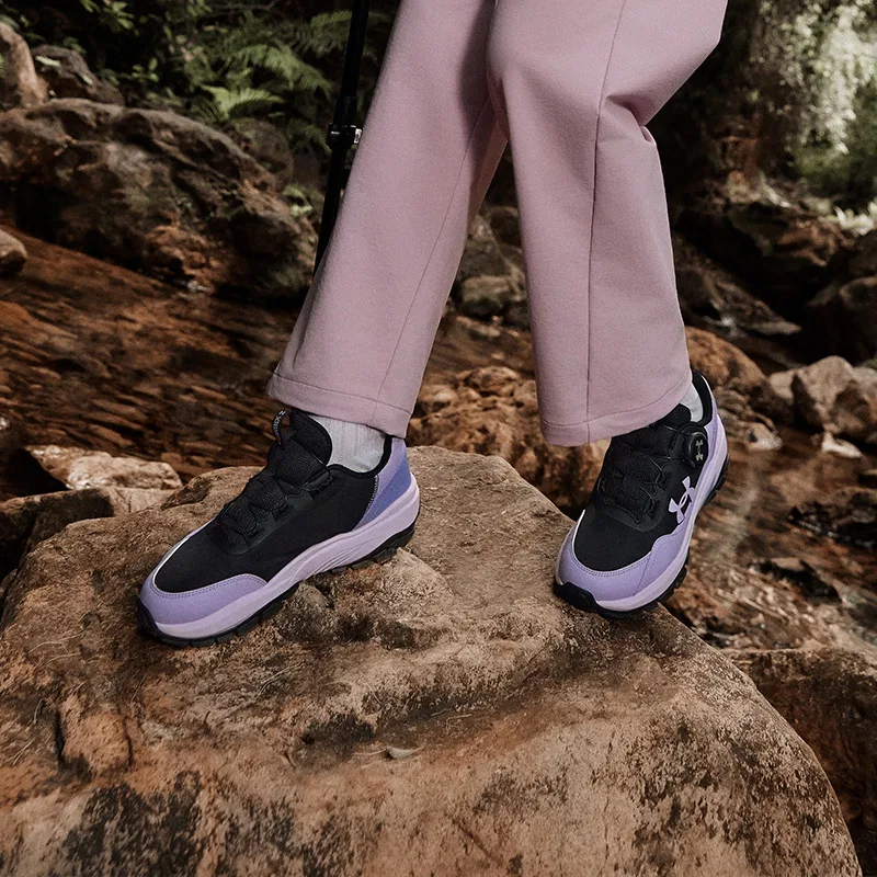 Детские кроссовки для активного отдыха Under Armour, Black Purple — фото 4