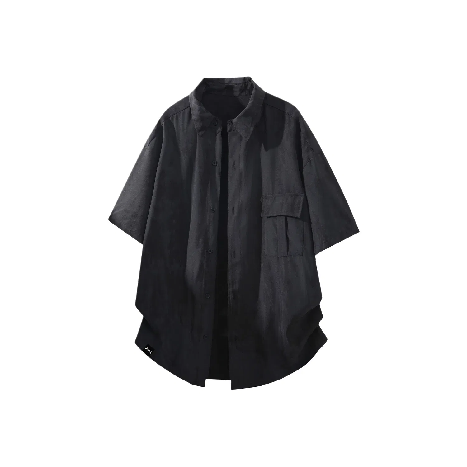 Детская рубашка с воротником из хлопка Jeep Leisure Collection, Black