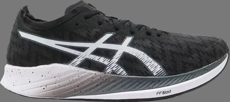 

Кроссовки magic speed carbon 2e wide 'black white' Asics, черный
