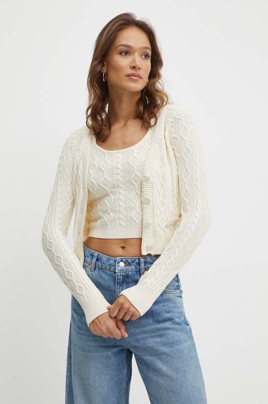 

Кардиган Guess с добавлением шерсти ISABELLE, бежевый