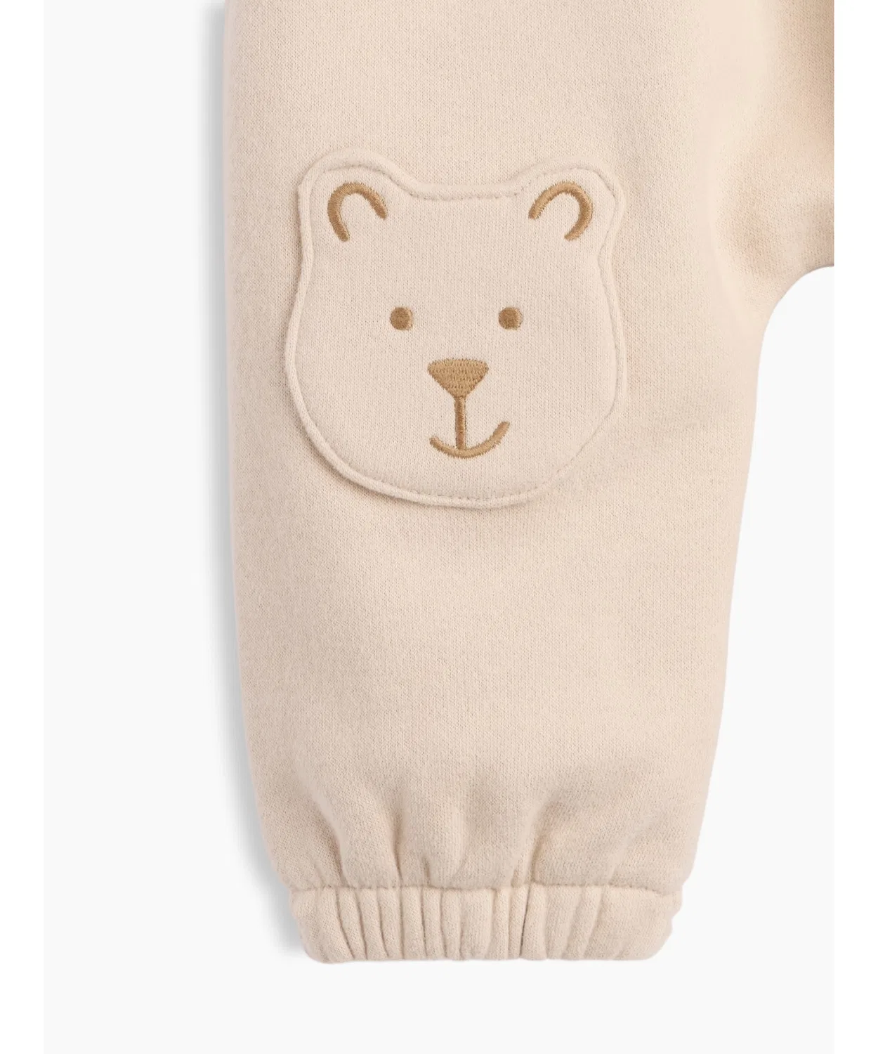 Детские джоггеры с патчем на колене Vintage Soft Brannan Bear GAP, Light Grey — фото 4