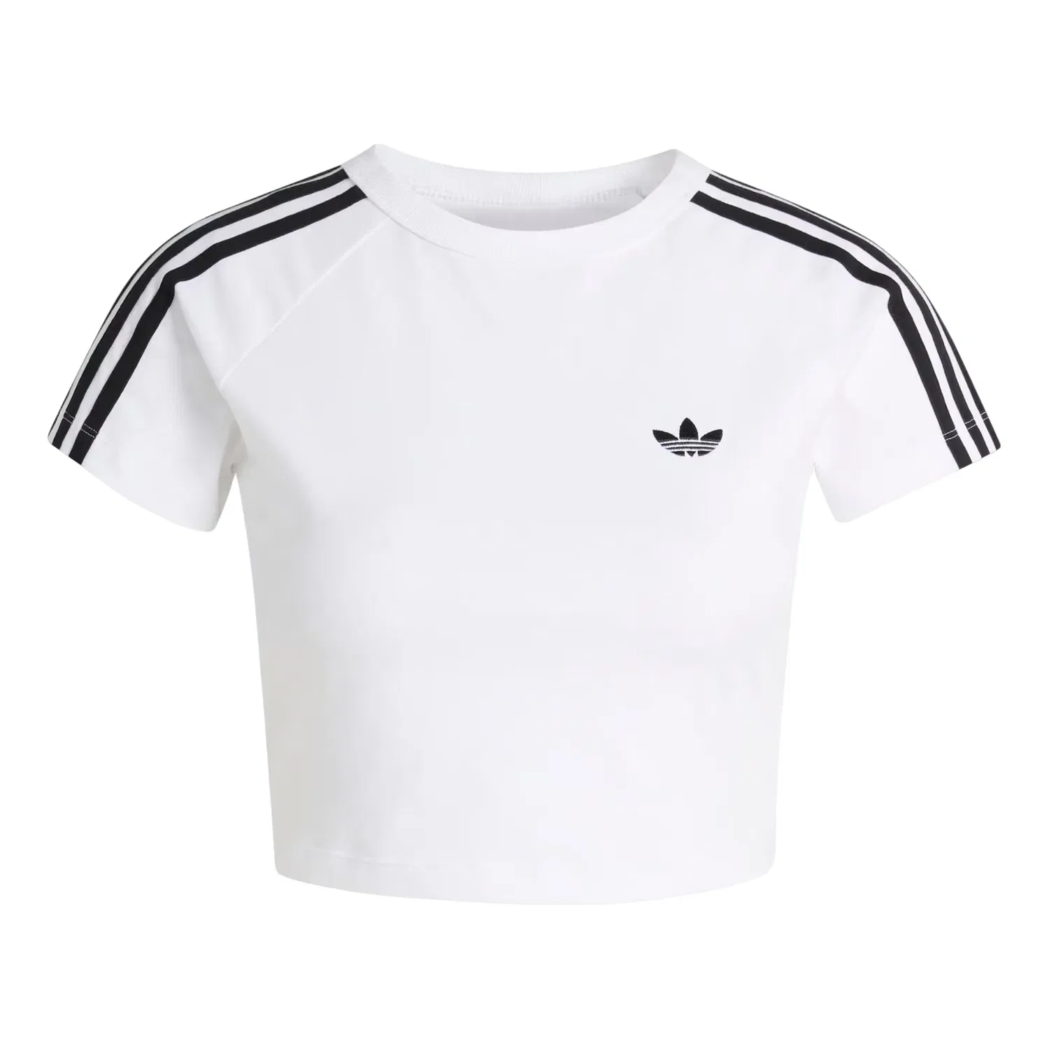 Женская футболка с коротким рукавом Adidas SST Baby Black White, черный