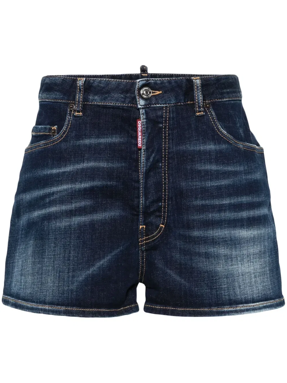 Джинсовые шорты Baggy Superstar Dsquared2, синий