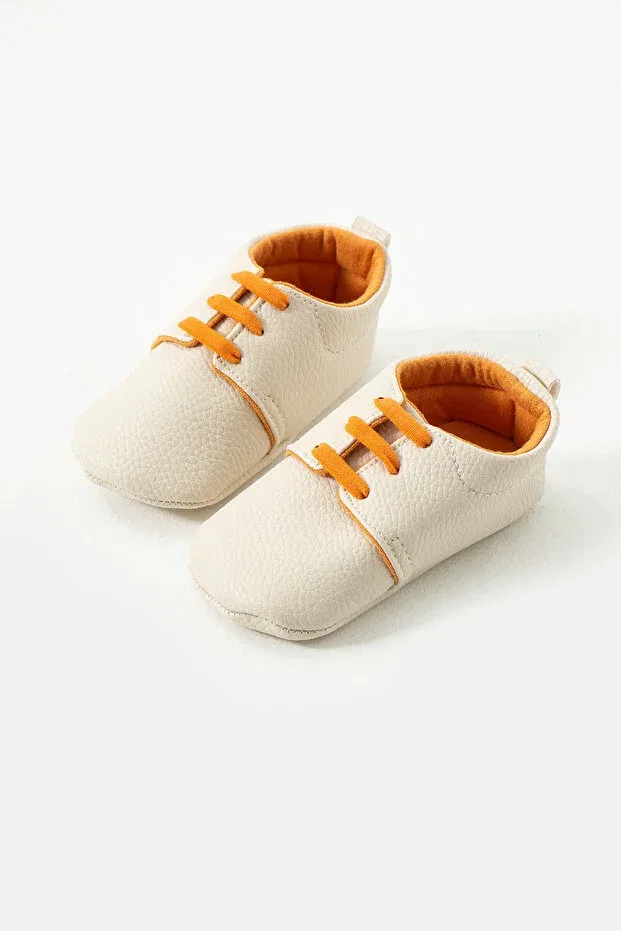 Детские ботинки для мальчиков на шнуровке Yummy Kids, Beige