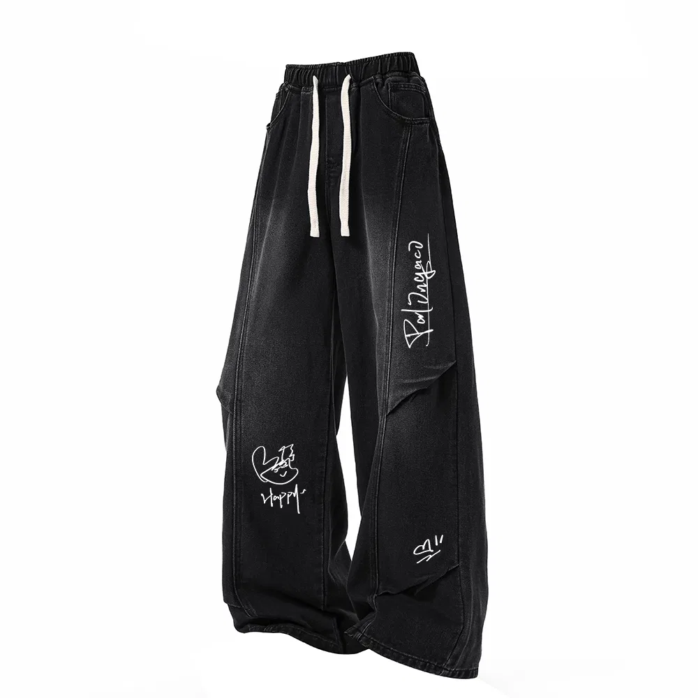 Детские джинсы карго с флисовой подкладкой PAL ONGACO, Black Fleece-Lined