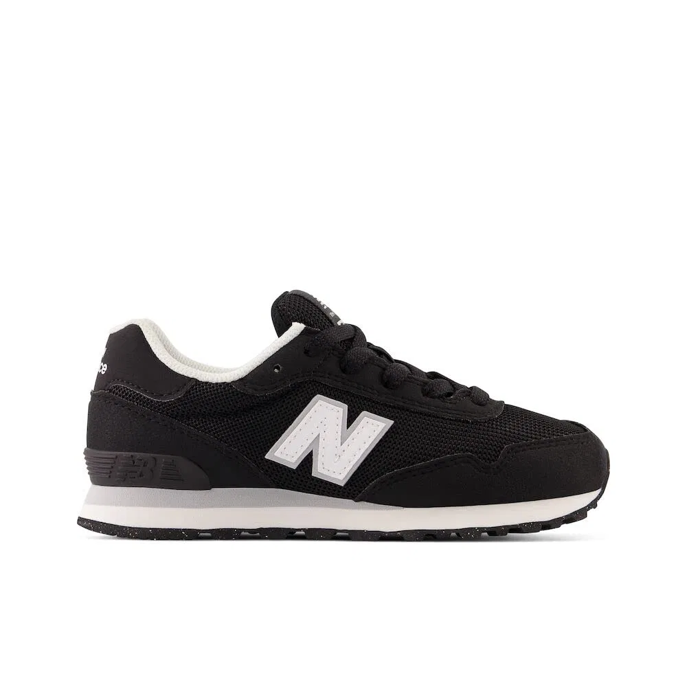 Детские кроссовки для девочек с липучкой 515 Cm New Balance, Black Black Lk — фото 3
