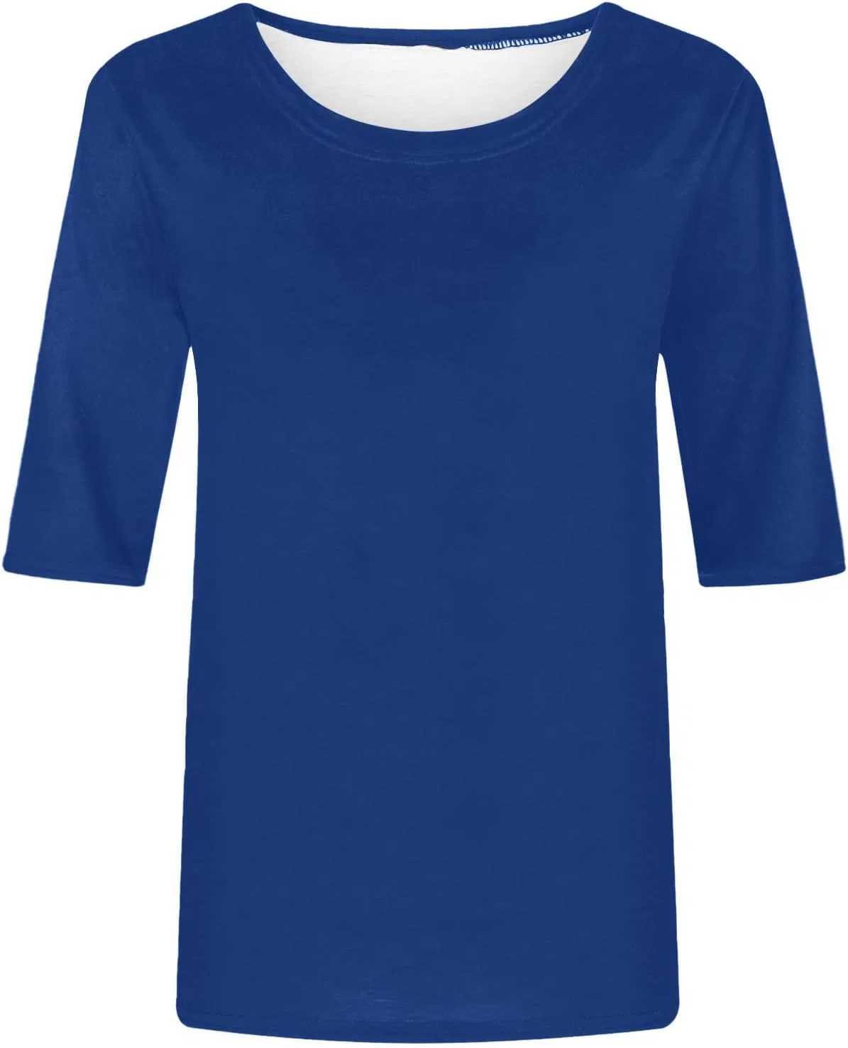 Женская футболка с круглым вырезом Casual, Blue — фото 3