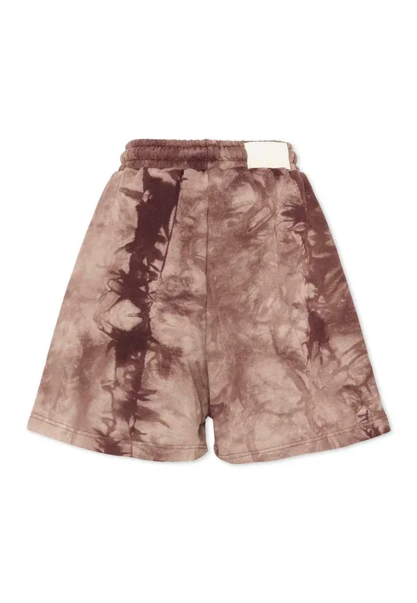 Шорты из хлопка Shorts Msgm, коричневый — фото 2
