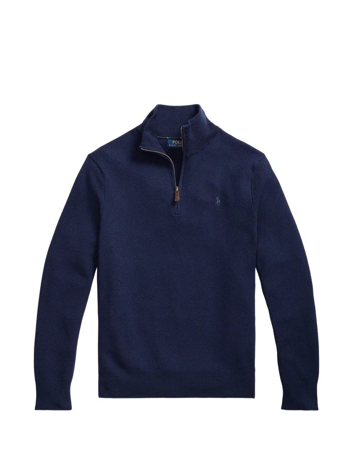Polo Ralph Lauren Свитер с короткой молнией, синий