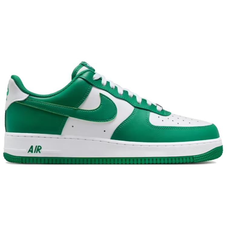 Nike Мужские низкие скейтбордные кроссовки Air Force 1, зеленые — фото 3
