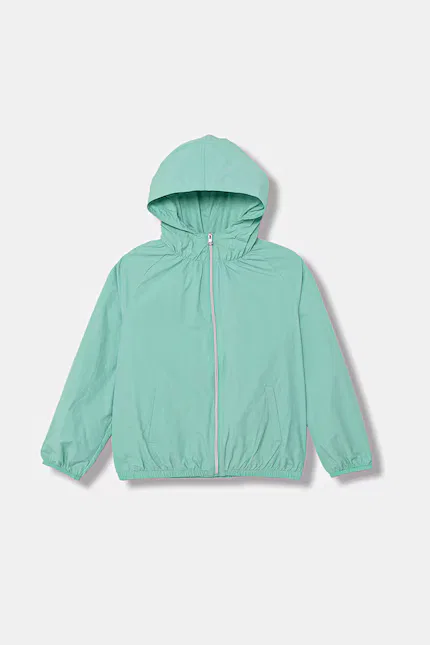 Куртка короткая детская United Colors of Benetton, бирюзовый