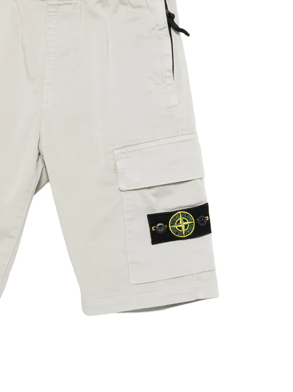 Шорты с накладными карманами Stone Island Junior, серый — фото 3